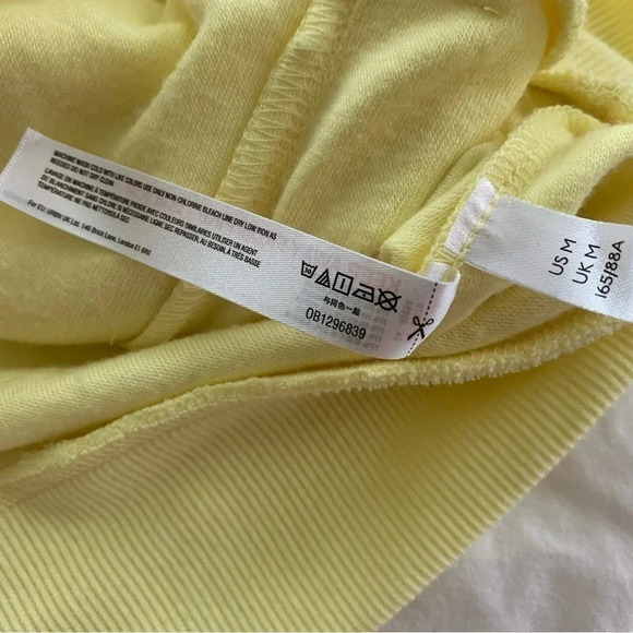 Out from Under Urban Outfitter’s Valtina Terry Track Jacket Yellow Top Med beach - Picture 6 of 12